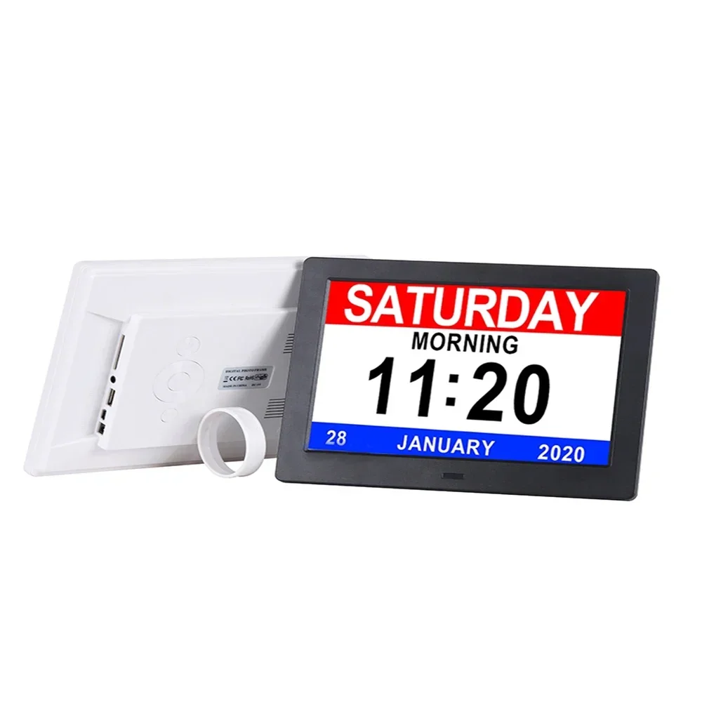 Gift Types 7 inch memory loss alzheimer large display dementia alarm clock digital calendar day clock
Gift Types 7 inch memory loss alzheimer large display dementia alarm clock digital calendar day clock