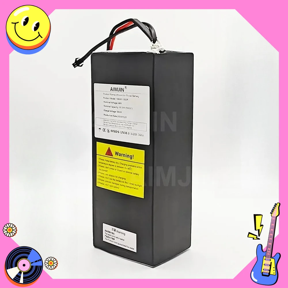 48V 10500mAh 18650 Li-Ion 13S3P Battery Pack,for Kugoo V1 Bicycle Replace Battery high-power 1000W
48V 10500mAh 18650 Li-Ion 13S3P Battery Pack,for Kugoo V1 Bicycle Replace Battery high-power 1000W