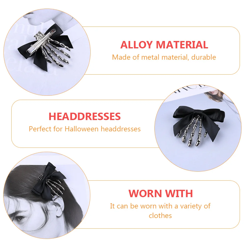 4Pcs H Hair Clips Metal Headdress Bow Barrettes Halloween Party Supplies Ghost Accessories for Women Men Gifts
4Pcs H Hair Clips Metal Headdress Bow Barrettes Halloween Party Supplies Ghost Accessories for Women Men Gifts