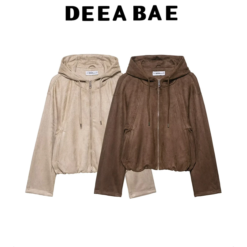 DEEABAE 2025 осенний новый продукт, женская модная стильная толстовка с капюшоном, универсальная замшевая текстурированная куртка-пилот, пальто
DEEABAE 2025 осенний новый продукт, женская модная стильная толстовка с капюшоном, универсальная замшевая текстурированная куртка-пилот, пальто