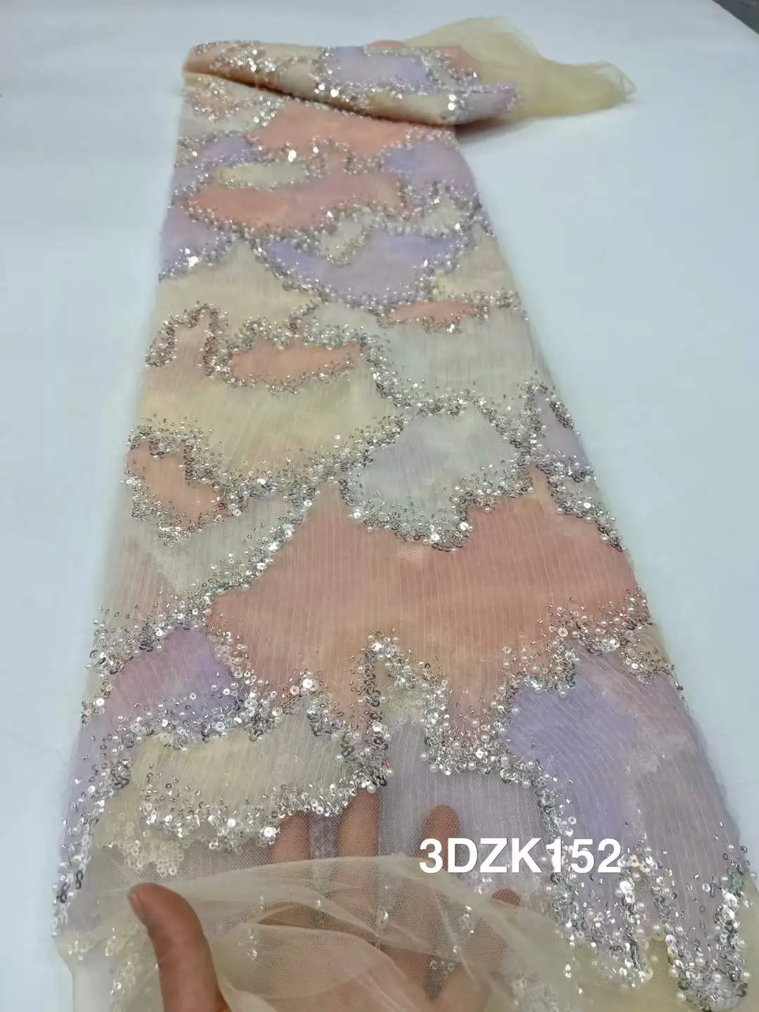 Luxury African Sequins Beaded Lace Fabric 2025 High Quality Lace 5 Yards French Lace Fabric Nigerian Lace Fabrics Party SF
Luxury African Sequins Beaded Lace Fabric 2025 High Quality Lace 5 Yards French Lace Fabric Nigerian Lace Fabrics Party SF