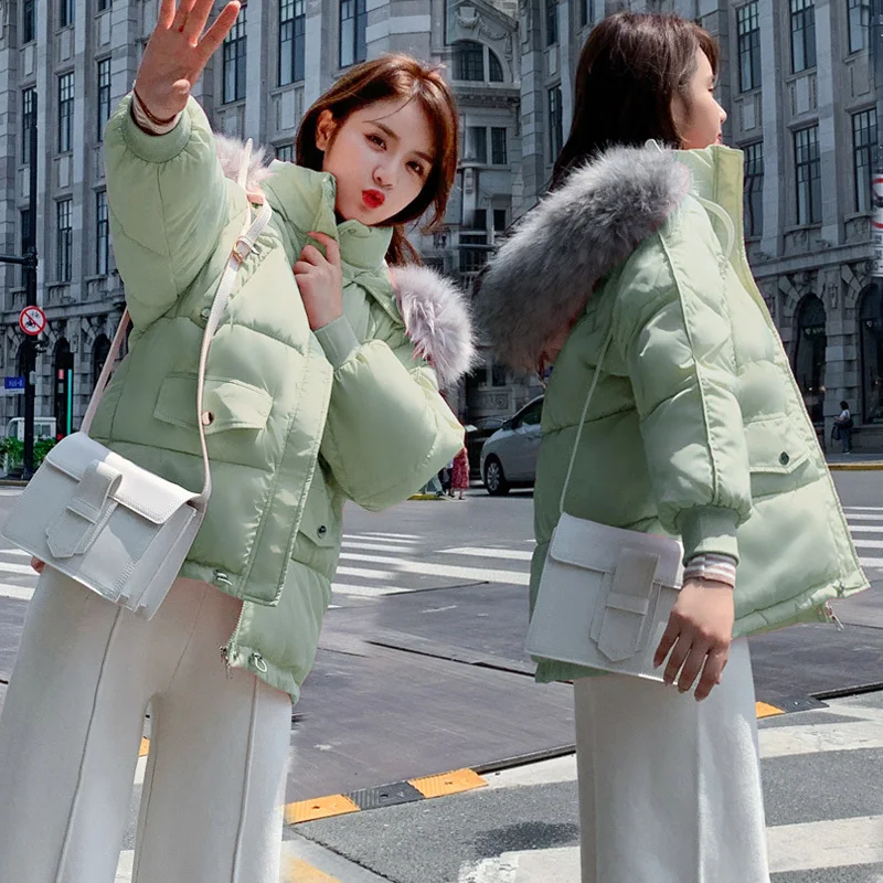 New Winter Jacket Women with Fur Collar Oversized Solid White Female Goose Down Coat Loose Oversized Women Parkas Puffer Jacket
New Winter Jacket Women with Fur Collar Oversized Solid White Female Goose Down Coat Loose Oversized Women Parkas Puffer Jacket