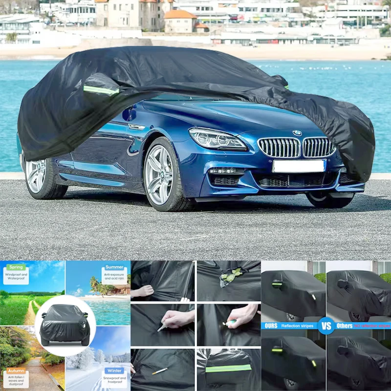For BMW 6 Series All-Weather Car Covers 6-in-1 Waterproof Dustproof UV Proof Snowproof Scratch Resistant Protection
For BMW 6 Series All-Weather Car Covers 6-in-1 Waterproof Dustproof UV Proof Snowproof Scratch Resistant Protection