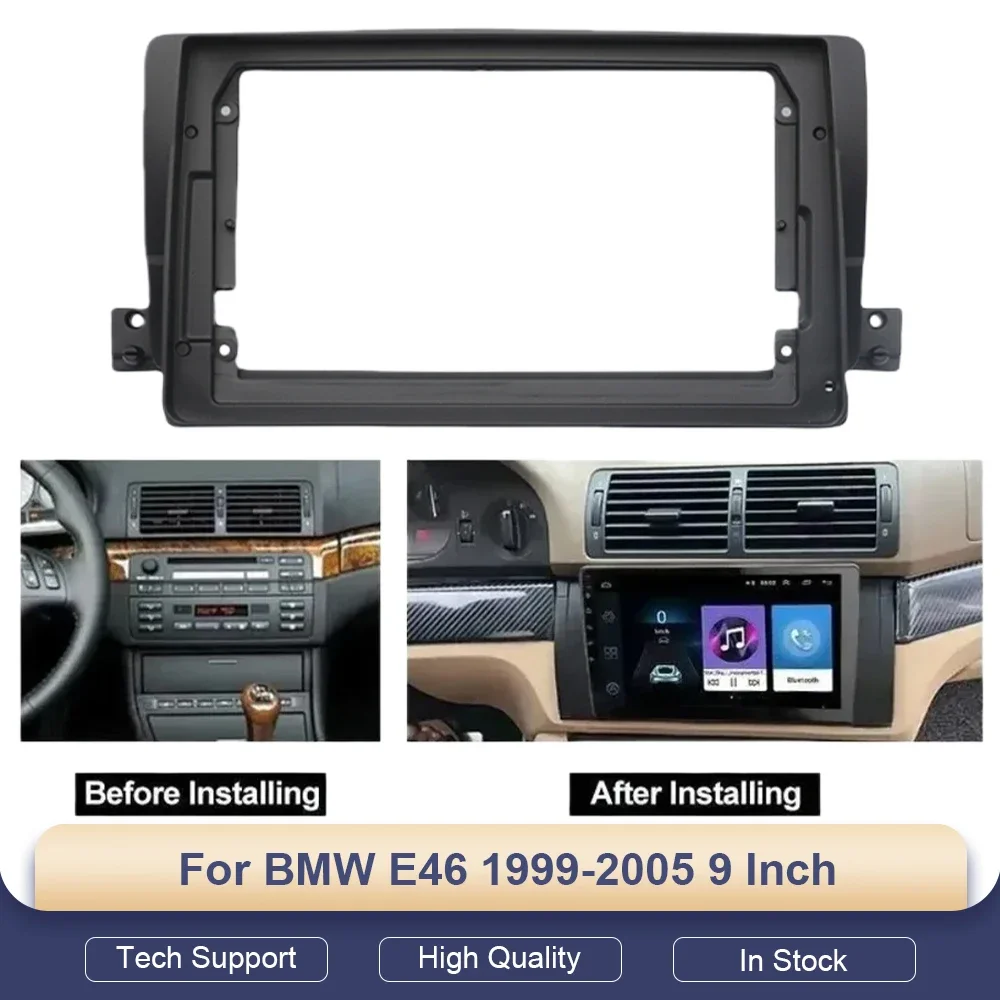 9-дюймовая 2DIN рамка для автомобильной магнитолы с кабелем CANBUS для BMW E46 1999-2005, кронштейн для установки центральной панели управления
9-дюймовая 2DIN рамка для автомобильной магнитолы с кабелем CANBUS для BMW E46 1999-2005, кронштейн для установки центральной панели управления