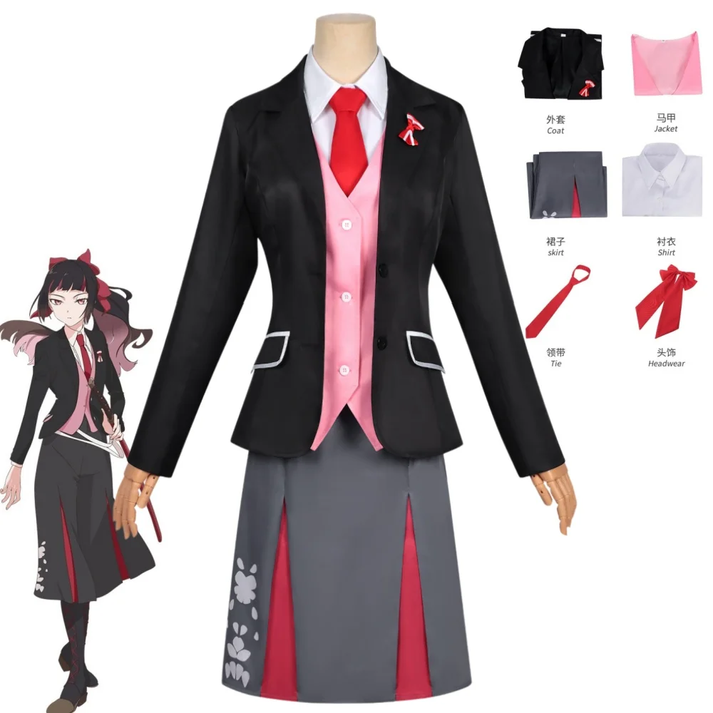 Sakura Himedaka Cosplay Costume Agents of the Four Seasons Dance of Spring Spring Guard Uniform Anime Fantasy Outfit For Women
Sakura Himedaka Cosplay Costume Agents of the Four Seasons Dance of Spring Spring Guard Uniform Anime Fantasy Outfit For Women