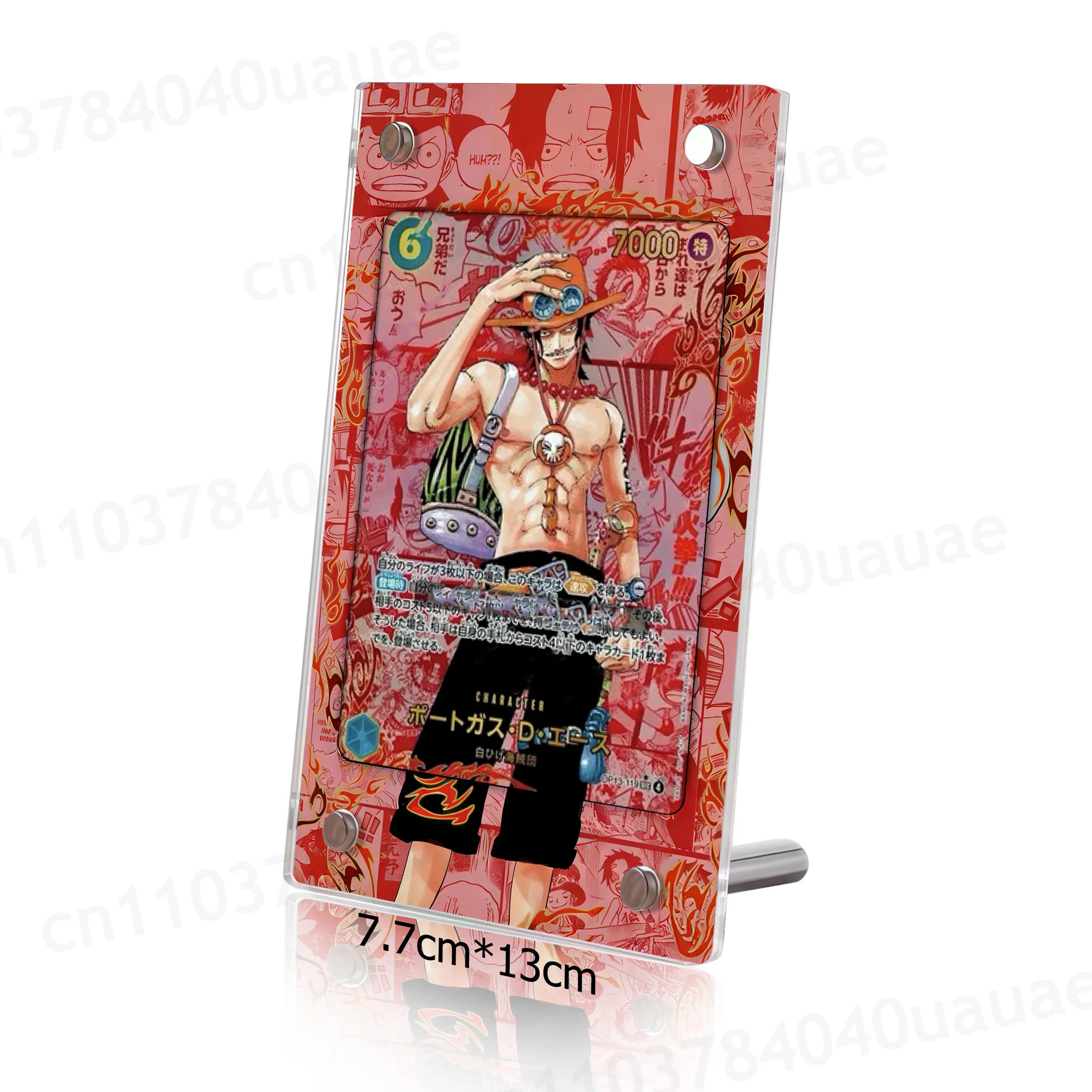 Коллекционные карточки One Piece OPCG: Портгас Д. Эйс, OP13, акриловая рамка-держатель для карточек, настольная подставка
Коллекционные карточки One Piece OPCG: Портгас Д. Эйс, OP13, акриловая рамка-держатель для карточек, настольная подставка
