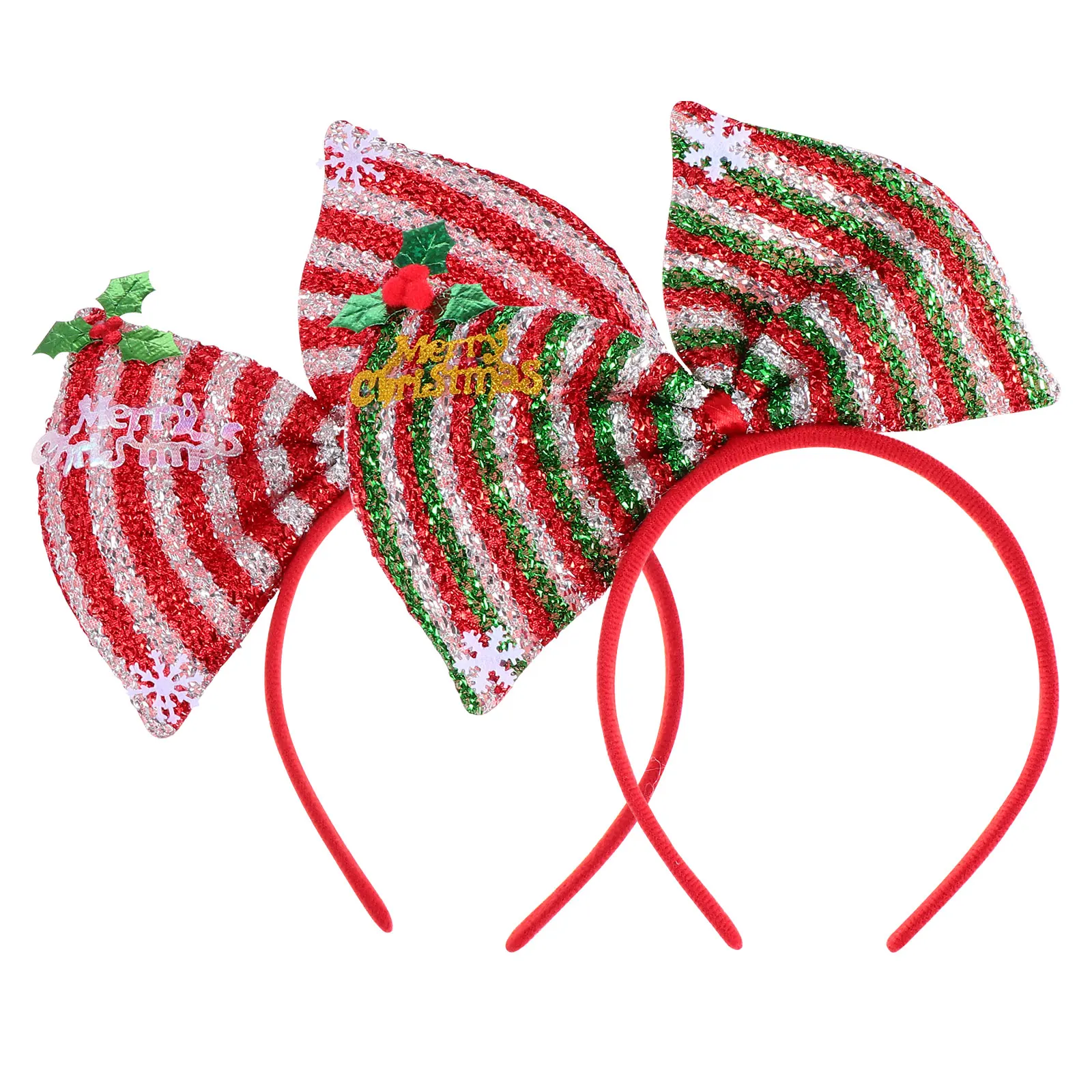 2 Pcs Bow Headband Glitter Hair Hoop Clips Christmas Accessories Festive Headdress Holiday Lightweight Non
2 Pcs Bow Headband Glitter Hair Hoop Clips Christmas Accessories Festive Headdress Holiday Lightweight Non