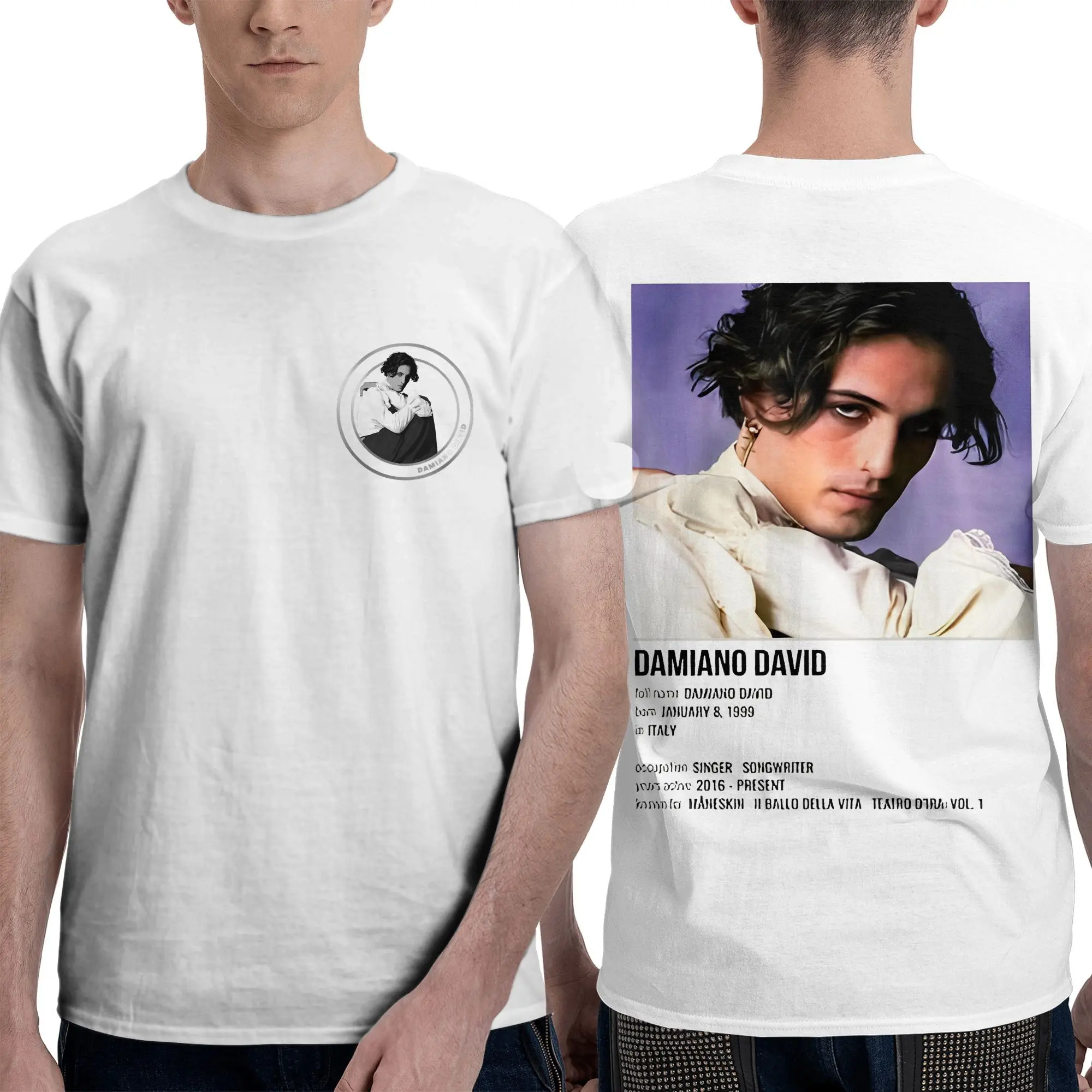 Уличная футболка Damiano David, хлопковые футболки, новинка, музыкальная футболка для взрослых, летние классические повседневные футболки с короткими рукавами Y2K
Уличная футболка Damiano David, хлопковые футболки, новинка, музыкальная футболка для взрослых, летние классические повседневные футболки с короткими рукавами Y2K