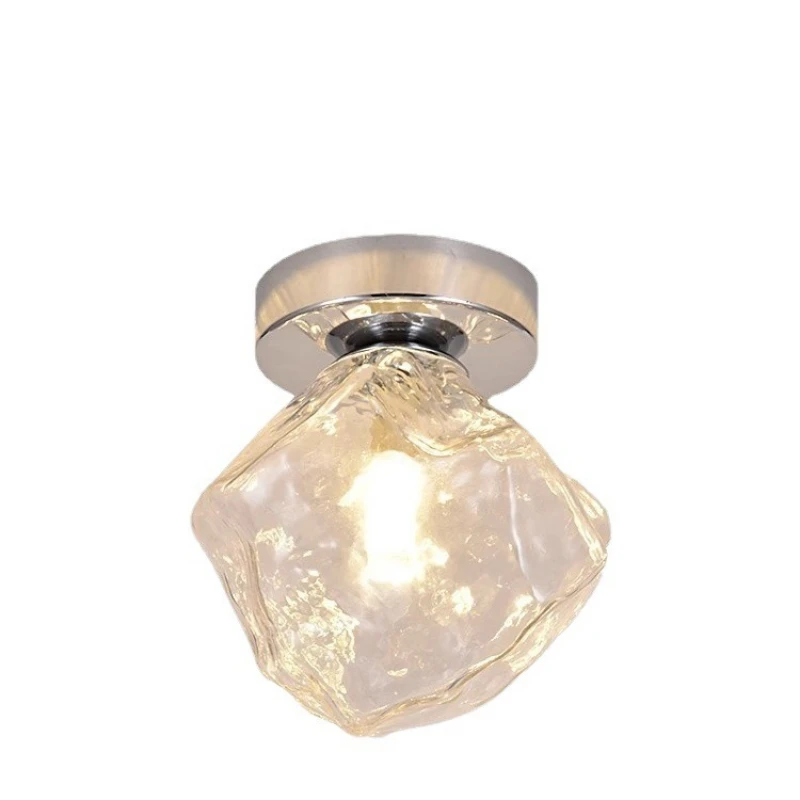 Ice corridor aisle light Internet celebrity explosion stone glass atmosphere Nordic light luxury entrance lamp
Ice corridor aisle light Internet celebrity explosion stone glass atmosphere Nordic light luxury entrance lamp