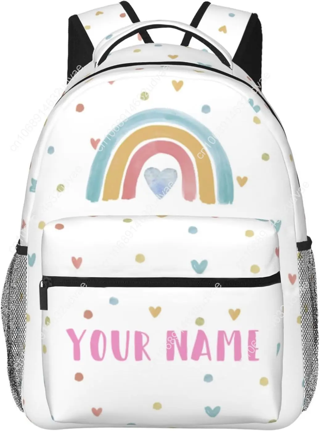 Personalized Backpack for Girls Boys, Custom Backpacks with Name for Kids, Customized Rainbow School Bookbag for Back to School
Personalized Backpack for Girls Boys, Custom Backpacks with Name for Kids, Customized Rainbow School Bookbag for Back to School