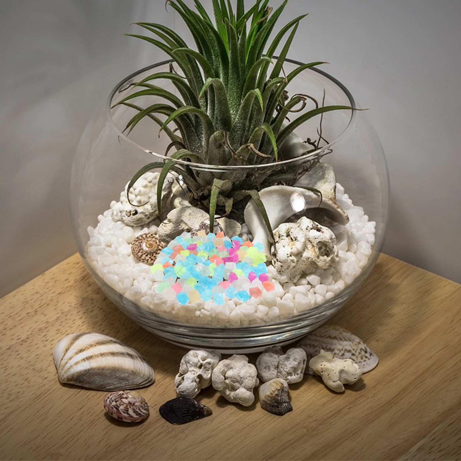 200pcs Glow In The Luminous Pebbles For Aquarium Fish Tank Decorations Multi-Function Artificial Rocks Night Light
200pcs Glow In The Luminous Pebbles For Aquarium Fish Tank Decorations Multi-Function Artificial Rocks Night Light