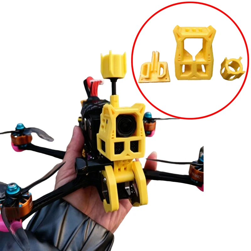 1Set FPV Air Unit Integrated Fixed Mount Bracket Camera Holder 3D Printed TPU Protective Cage Antenna Guard for DJI O3 Air Unit
1Set FPV Air Unit Integrated Fixed Mount Bracket Camera Holder 3D Printed TPU Protective Cage Antenna Guard for DJI O3 Air Unit