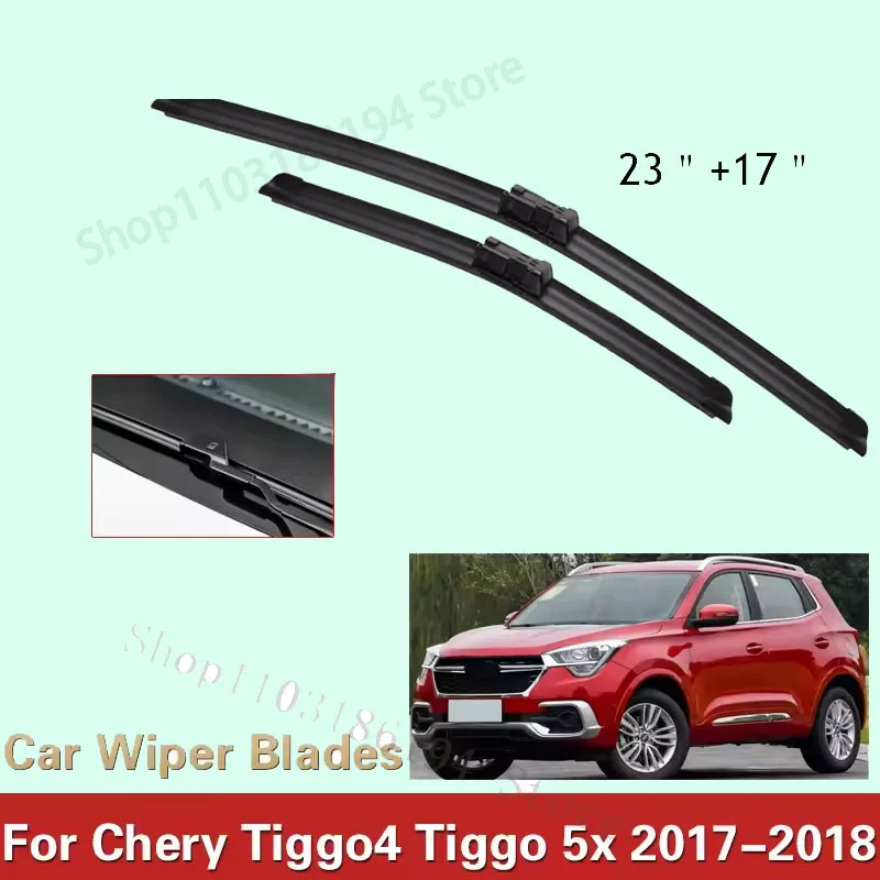 For Chery Chirey Tiggo 4 Tiggo 5X 2017-2018 23"+17" Front Windshield Wiper Blades Brushes Cutter Accessories
For Chery Chirey Tiggo 4 Tiggo 5X 2017-2018 23"+17" Front Windshield Wiper Blades Brushes Cutter Accessories