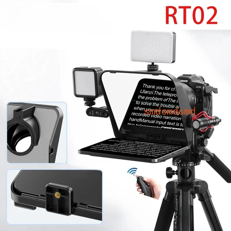 Teleprompter Monitor for Camera iPhone 12 13 14 Pro Max Sony Canon Nikon DSLR Mini Portable Telepromopter for Smartphone
Teleprompter Monitor for Camera iPhone 12 13 14 Pro Max Sony Canon Nikon DSLR Mini Portable Telepromopter for Smartphone