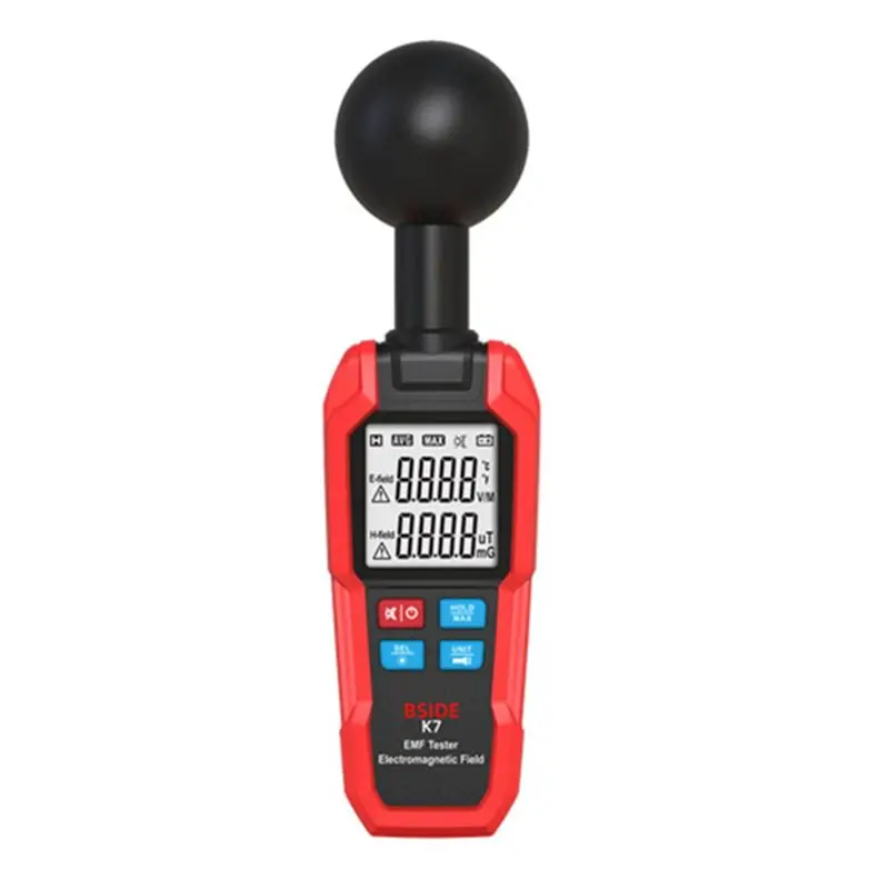 Most-BSIDE EMF Meter Professional Electromagnetic Field Radiation Detector Radiator Electric Magnetic Dosimeter Geiger Test
Most-BSIDE EMF Meter Professional Electromagnetic Field Radiation Detector Radiator Electric Magnetic Dosimeter Geiger Test
