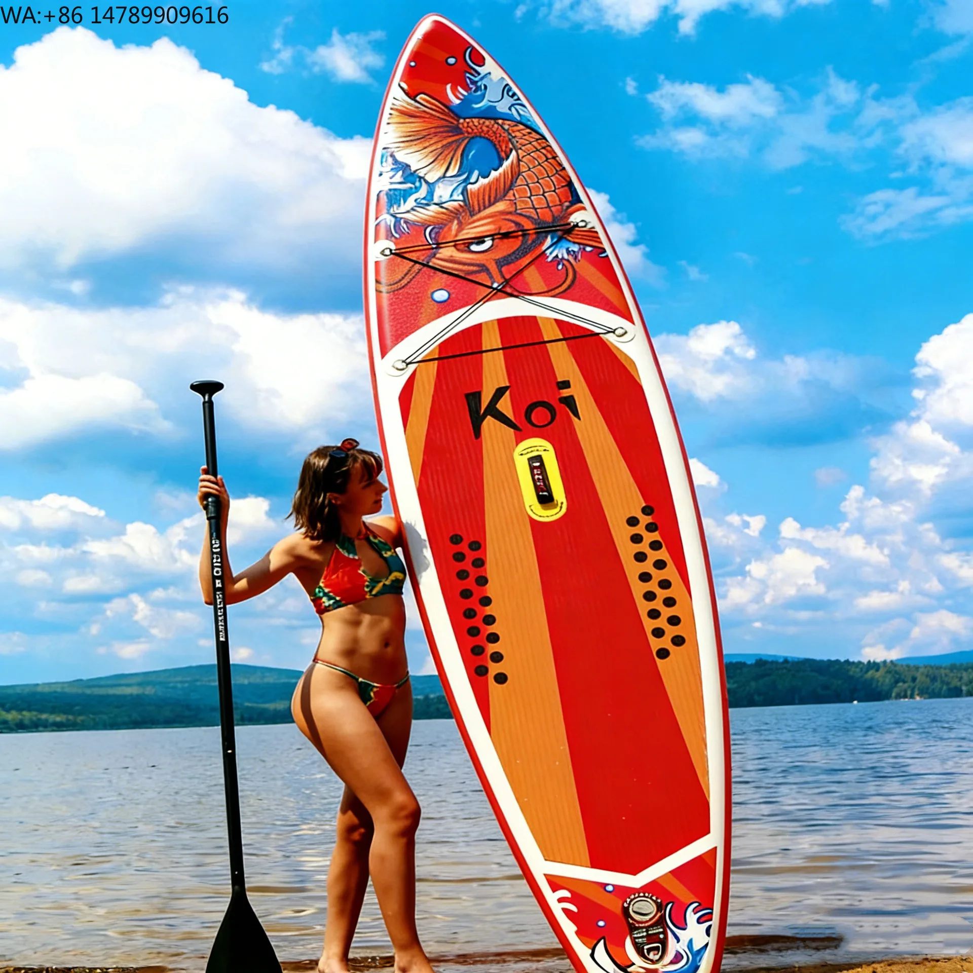 Cross-border paddle board outdoor inflatable surfboard thickened standing racing parent-child SUP paddle board adult fishing
Cross-border paddle board outdoor inflatable surfboard thickened standing racing parent-child SUP paddle board adult fishing