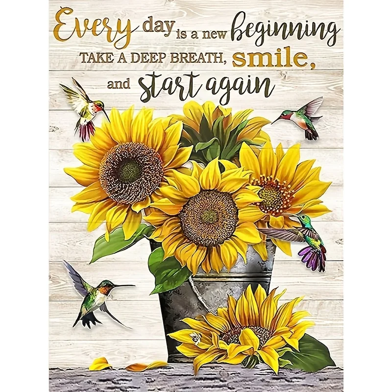 1pc 5D Flower Series, Sunflower Pattern Full Diamond Art Painting Set, Adult Beginner, Diamond Art Home Wall Decoration Gift.
1pc 5D Flower Series, Sunflower Pattern Full Diamond Art Painting Set, Adult Beginner, Diamond Art Home Wall Decoration Gift.