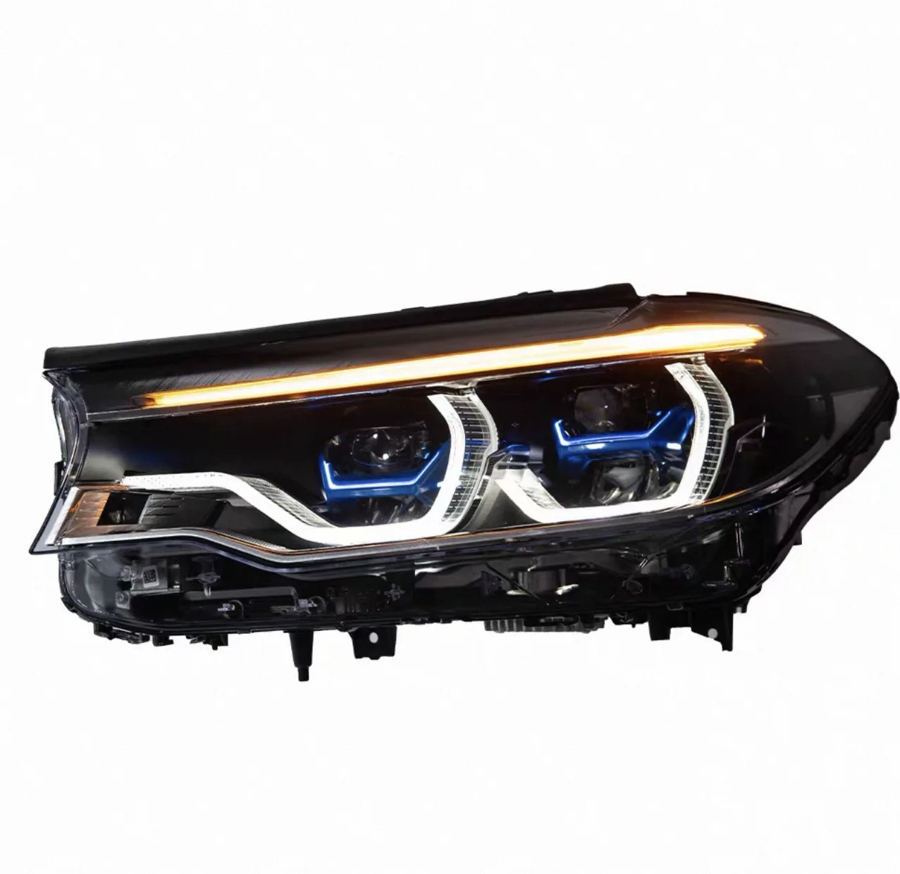 G30 Pre LCI Upgrade Angel Eye Car LED Front Headlight for BMW 5 Series 2018 2019 2020
G30 Pre LCI Upgrade Angel Eye Car LED Front Headlight for BMW 5 Series 2018 2019 2020