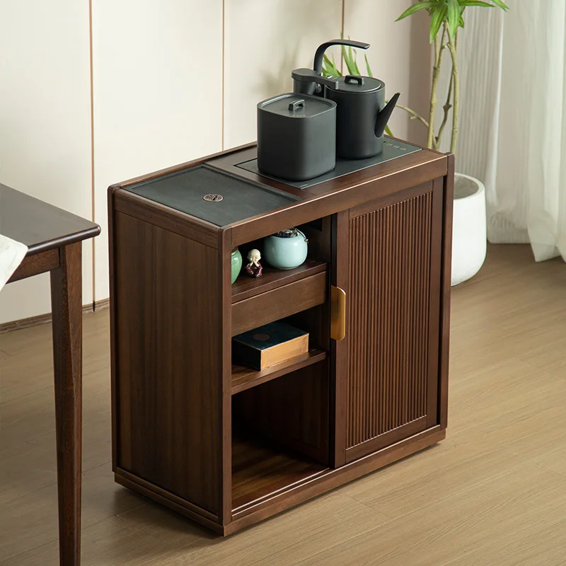 PYJ Mobile Walnut Tea Table Office Household Kettle Integrated Locker
PYJ Mobile Walnut Tea Table Office Household Kettle Integrated Locker