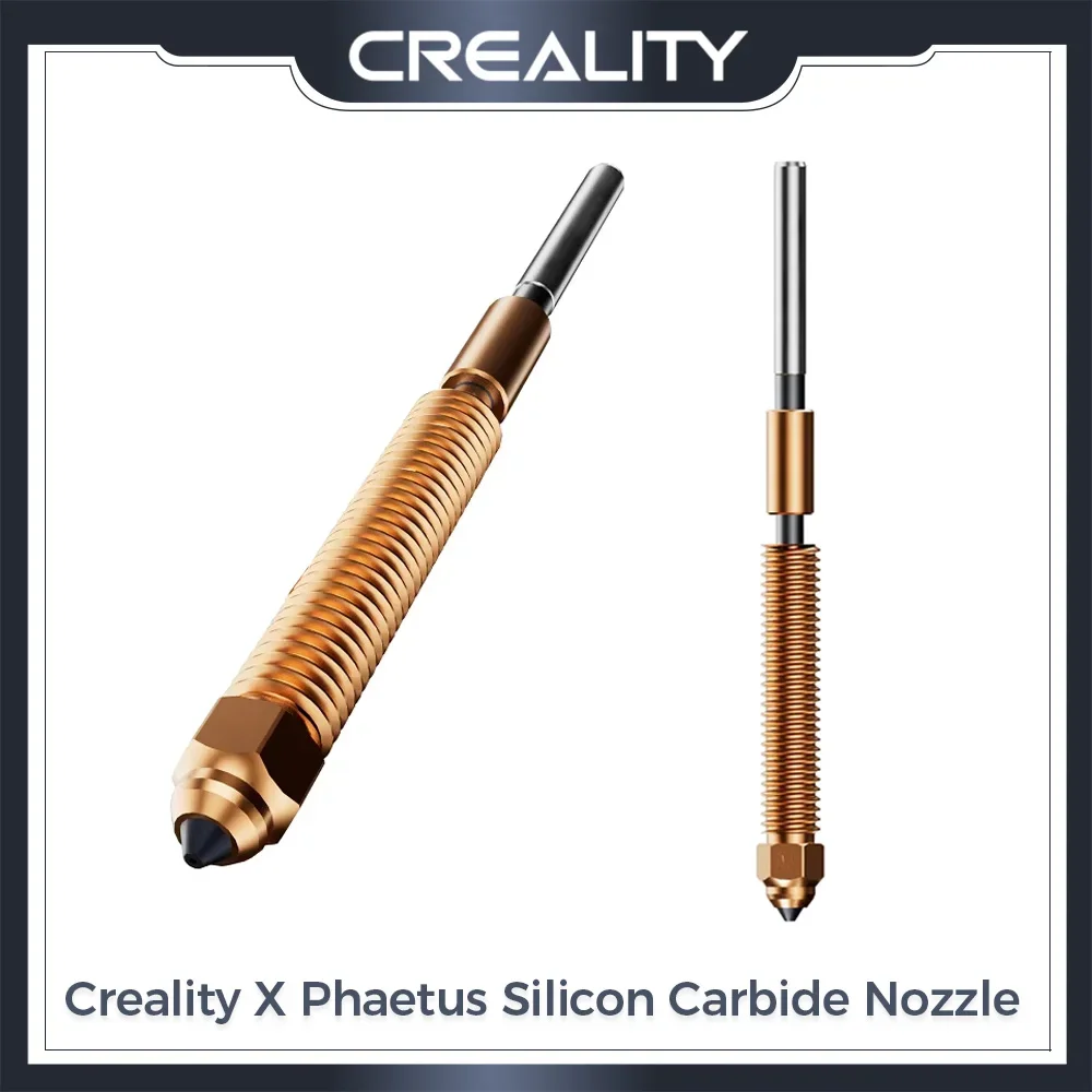 Сопло из карбида кремния Creality X Phaetus 0,4 мм/0,6 мм, сильная износостойкость, улучшенные детали 3D-принтера для K2 Plus_Creality Hi
Сопло из карбида кремния Creality X Phaetus 0,4 мм/0,6 мм, сильная износостойкость, улучшенные детали 3D-принтера для K2 Plus_Creality Hi