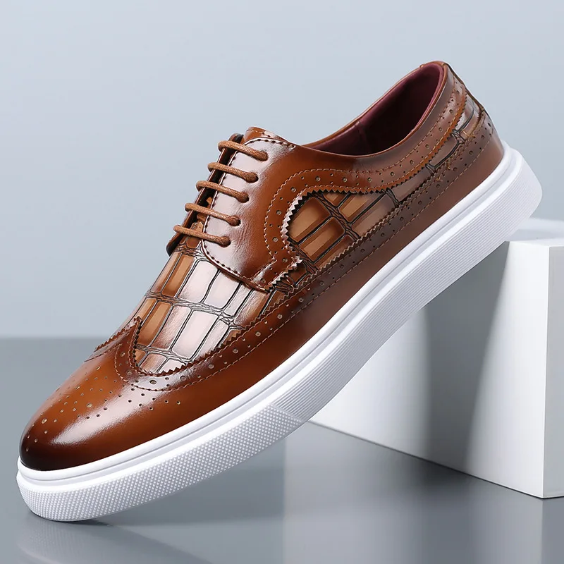 Men's Casual Leather Shoes High Quality Patent Leather Business Dress Shoes Luxury Mens Wedding Shoe British Style Leather Shoes
Men's Casual Leather Shoes High Quality Patent Leather Business Dress Shoes Luxury Mens Wedding Shoe British Style Leather Shoes