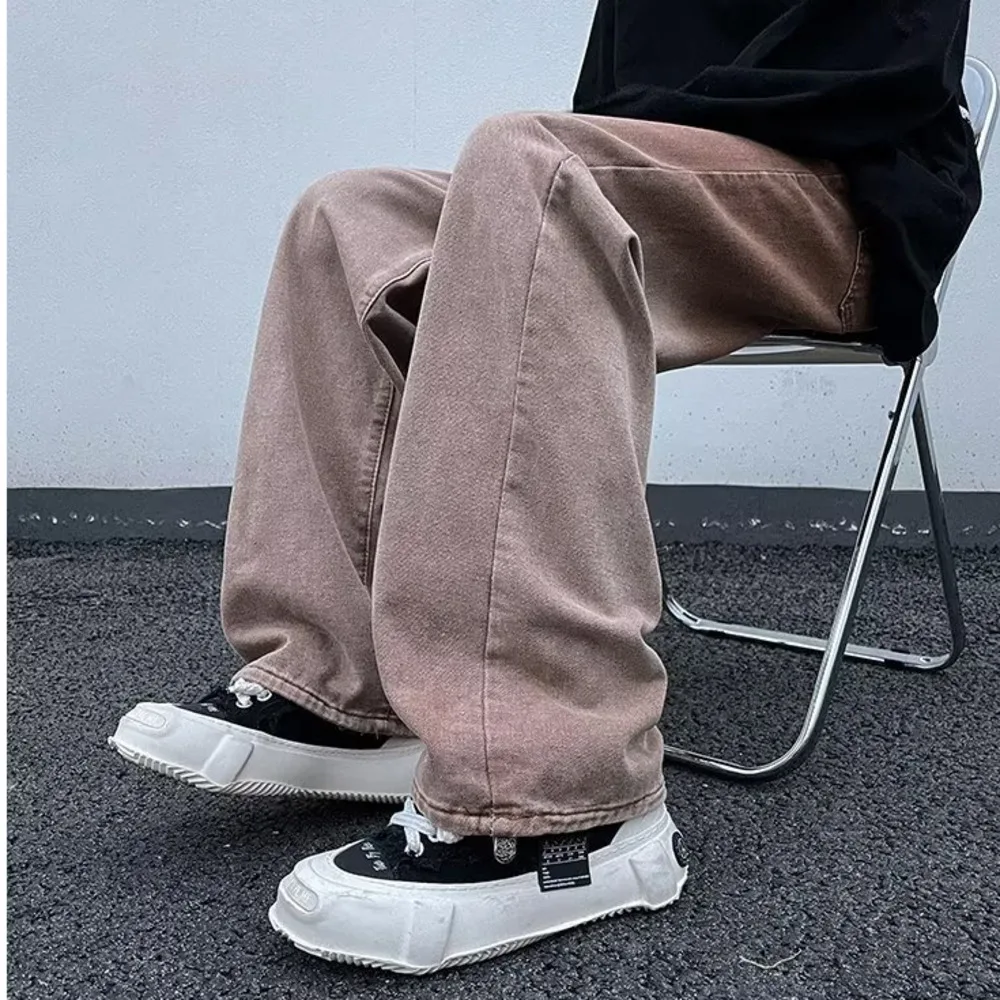 2022Gradient Jeans Men's Autumn Straight Tube Loose Fashion Brand ins High Street Pants Wide Leg American Casual Slim streetwear
2022Gradient Jeans Men's Autumn Straight Tube Loose Fashion Brand ins High Street Pants Wide Leg American Casual Slim streetwear