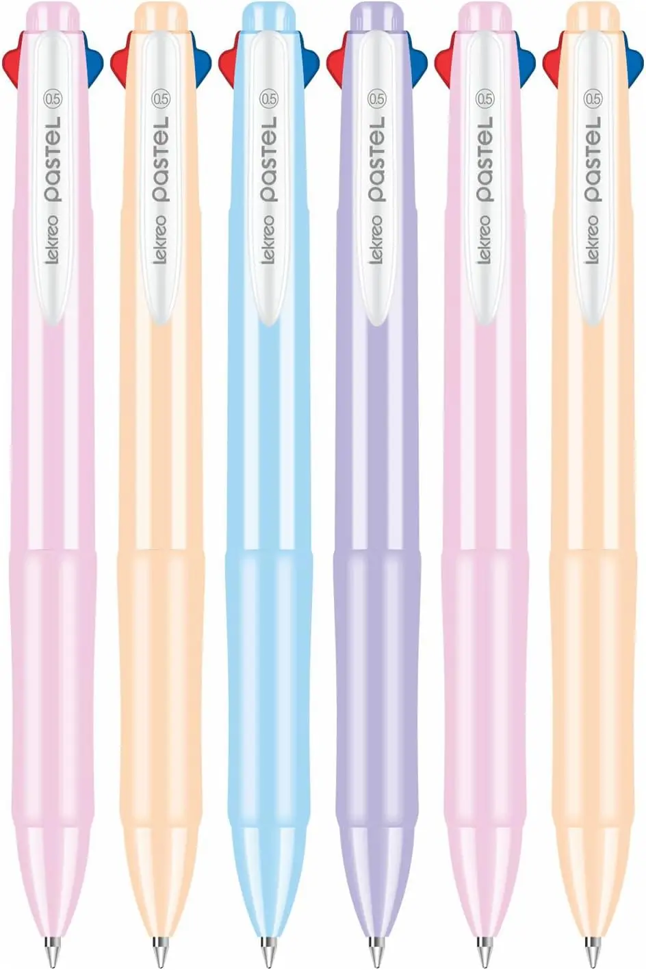 Multi-color Gel Pens, 4-in-1 Colored Pens 0.7 Medium Fine Point,Ballpoint Gift Pens for Planner Journaling,Assorted Ink, 6-Count
Multi-color Gel Pens, 4-in-1 Colored Pens 0.7 Medium Fine Point,Ballpoint Gift Pens for Planner Journaling,Assorted Ink, 6-Count