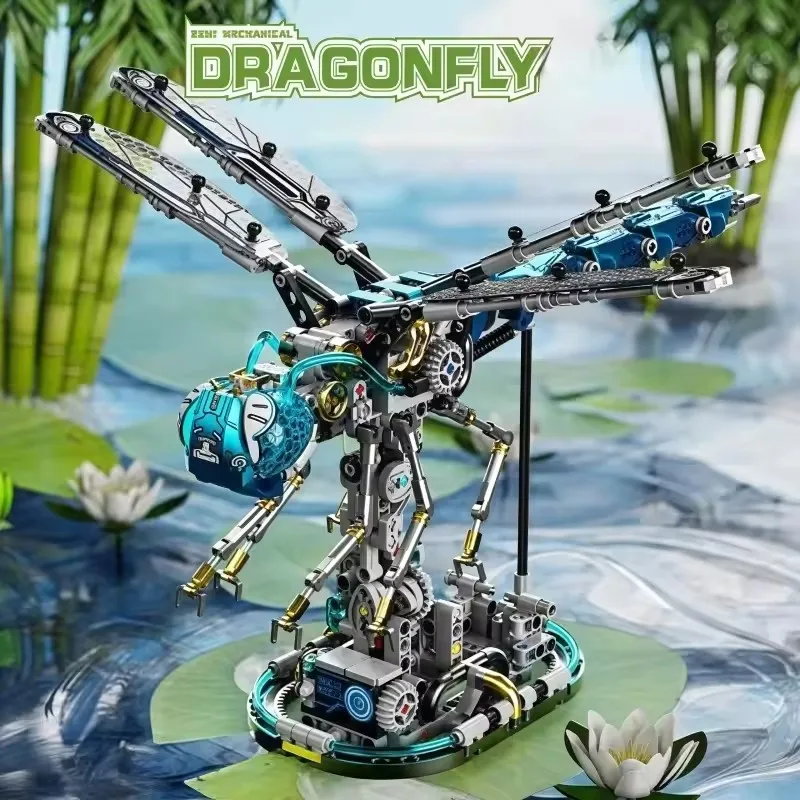 MOC Creative Series Mechanical Dragonfly Building Blocks Bricks Simulation Insect World Animal Model Kid Toy Gifts adult for Boy
MOC Creative Series Mechanical Dragonfly Building Blocks Bricks Simulation Insect World Animal Model Kid Toy Gifts adult for Boy