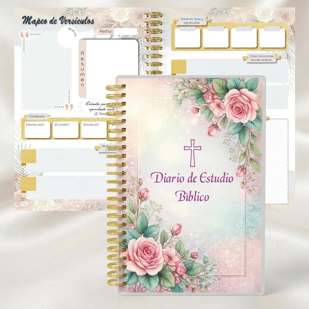 Bound Notebook With Cross Pattern For Spiritual Study
Bound Notebook With Cross Pattern For Spiritual Study