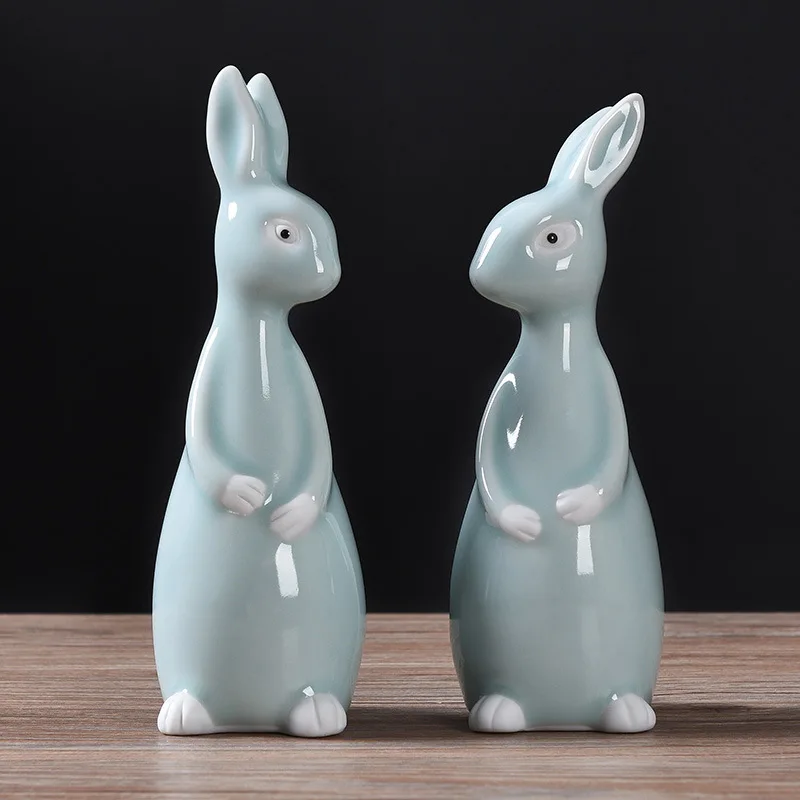 2-piece Set of Ceramic Crafts Celadon Couple Cute Decor Room Office Decoration Birthday
2-piece Set of Ceramic Crafts Celadon Couple Cute Decor Room Office Decoration Birthday