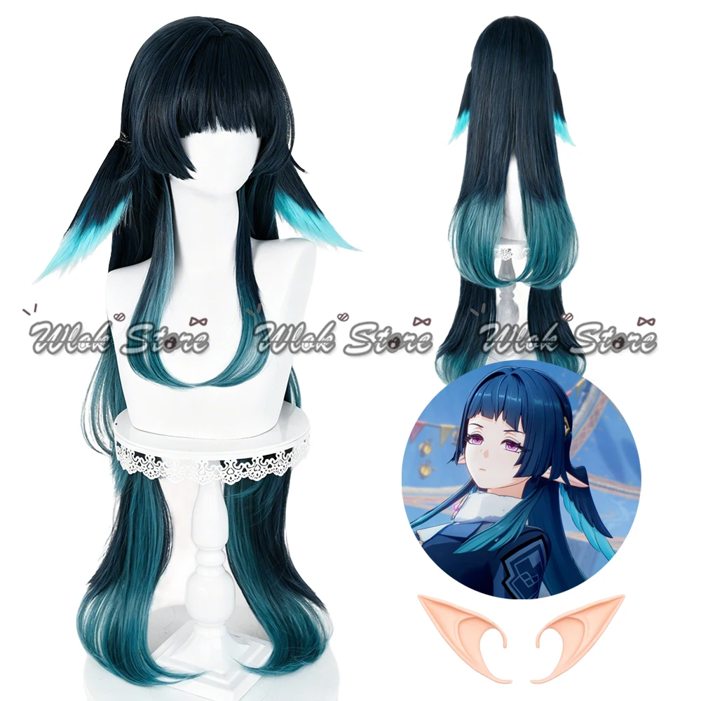 Game Genshin Impact Celaeno Cosplay Wig Headwear Dark Green 95cm Long Hair Halloween Party Props Heat Resistant Synthetic Wigs
Game Genshin Impact Celaeno Cosplay Wig Headwear Dark Green 95cm Long Hair Halloween Party Props Heat Resistant Synthetic Wigs