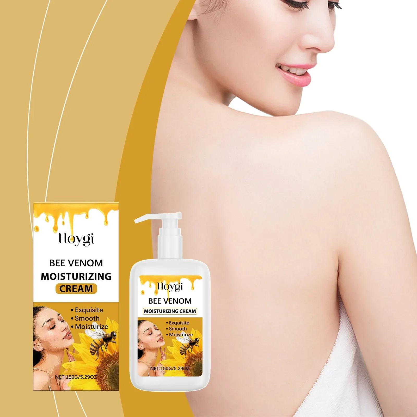 Bee Venom Moisturizing Body Cream Gentle Hydrating Soft Soft and Soft Bodily Skin Apply Cream
Bee Venom Moisturizing Body Cream Gentle Hydrating Soft Soft and Soft Bodily Skin Apply Cream