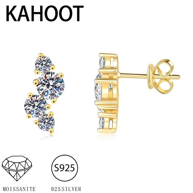 925 silver moissanite retro special versatile irregular fashion temperament high quality men's and women's earrings
925 silver moissanite retro special versatile irregular fashion temperament high quality men's and women's earrings