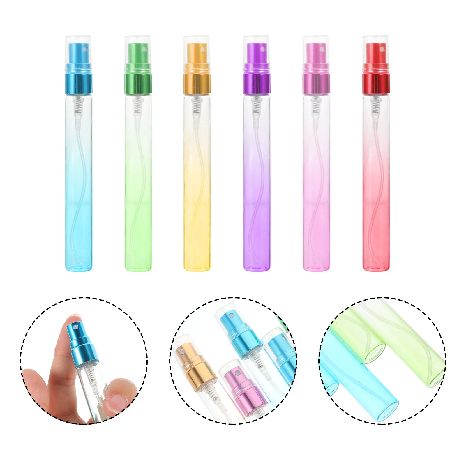 12Pcs Compact Glass Perfume Bottles Travel Accessories Refillable Spray Storage Holder Durable Perfume Spray Bottles
12Pcs Compact Glass Perfume Bottles Travel Accessories Refillable Spray Storage Holder Durable Perfume Spray Bottles
