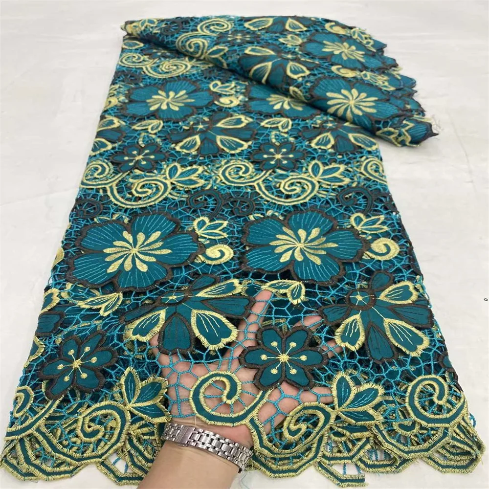 Green African Cord Lace Fabric French Tulle Mesh Guipure Lace Fabric For Bridal Material 2024 High Quality Nigerian Laces Fabric
Green African Cord Lace Fabric French Tulle Mesh Guipure Lace Fabric For Bridal Material 2024 High Quality Nigerian Laces Fabric
