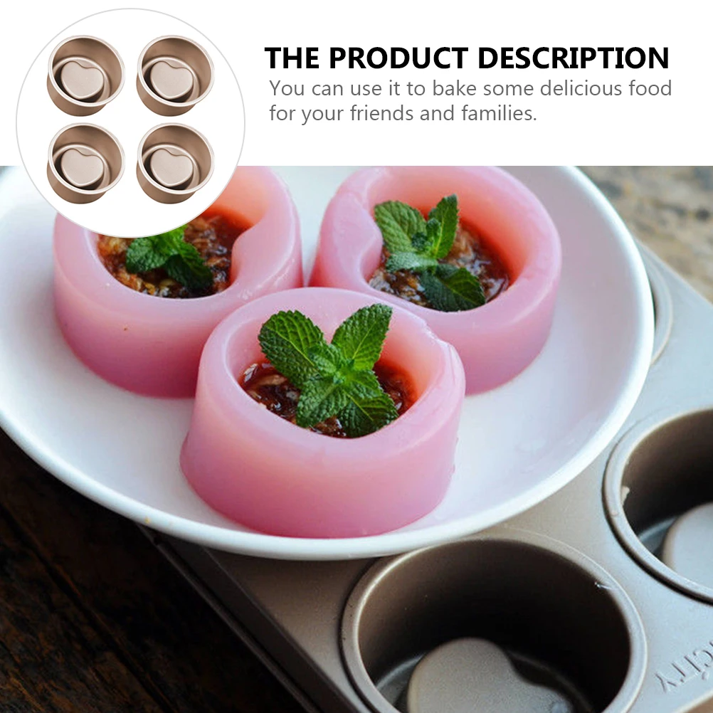 4 Pcs Baking Mould Baking Mould Carbon Steel Mold Carbon Steel Heart Shaped Cake Mold Kitchen Barware Tools
4 Pcs Baking Mould Baking Mould Carbon Steel Mold Carbon Steel Heart Shaped Cake Mold Kitchen Barware Tools