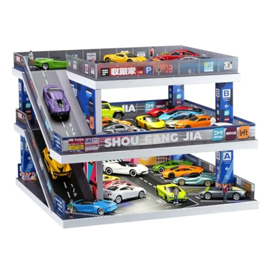 1:64 Scale Garage-Style Die-Cast Car Display Stand Storage Box for Hot Wheels Matchbox Japanese-Style Scene Metal Gray Compact
1:64 Scale Garage-Style Die-Cast Car Display Stand Storage Box for Hot Wheels Matchbox Japanese-Style Scene Metal Gray Compact