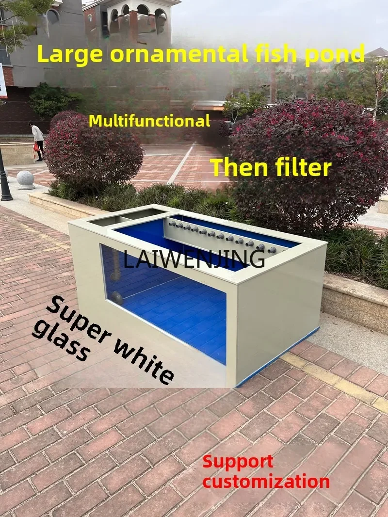HLZ ornamental fish tank filter pool living room balcony hotel supermarket fish box with side filter
HLZ ornamental fish tank filter pool living room balcony hotel supermarket fish box with side filter