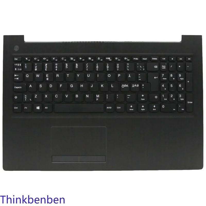 NDC Nordic Black Keyboard Upper Case Palmrest Shell Cover For Lenovo Ideapad 510 15 310 15 15IKB 15ISK 15IAP 15ABR 5CB0L81565
NDC Nordic Black Keyboard Upper Case Palmrest Shell Cover For Lenovo Ideapad 510 15 310 15 15IKB 15ISK 15IAP 15ABR 5CB0L81565