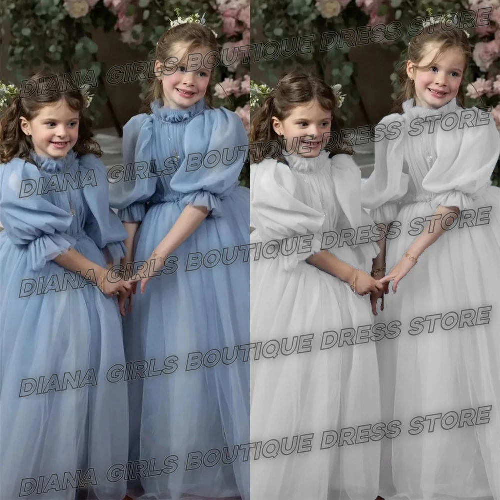 Elegant Idyllic Blue First Communion Gowns Fluffy Flower Girl Dress Little Princess baptism Floor Length Wedding Ball Gowns
Elegant Idyllic Blue First Communion Gowns Fluffy Flower Girl Dress Little Princess baptism Floor Length Wedding Ball Gowns