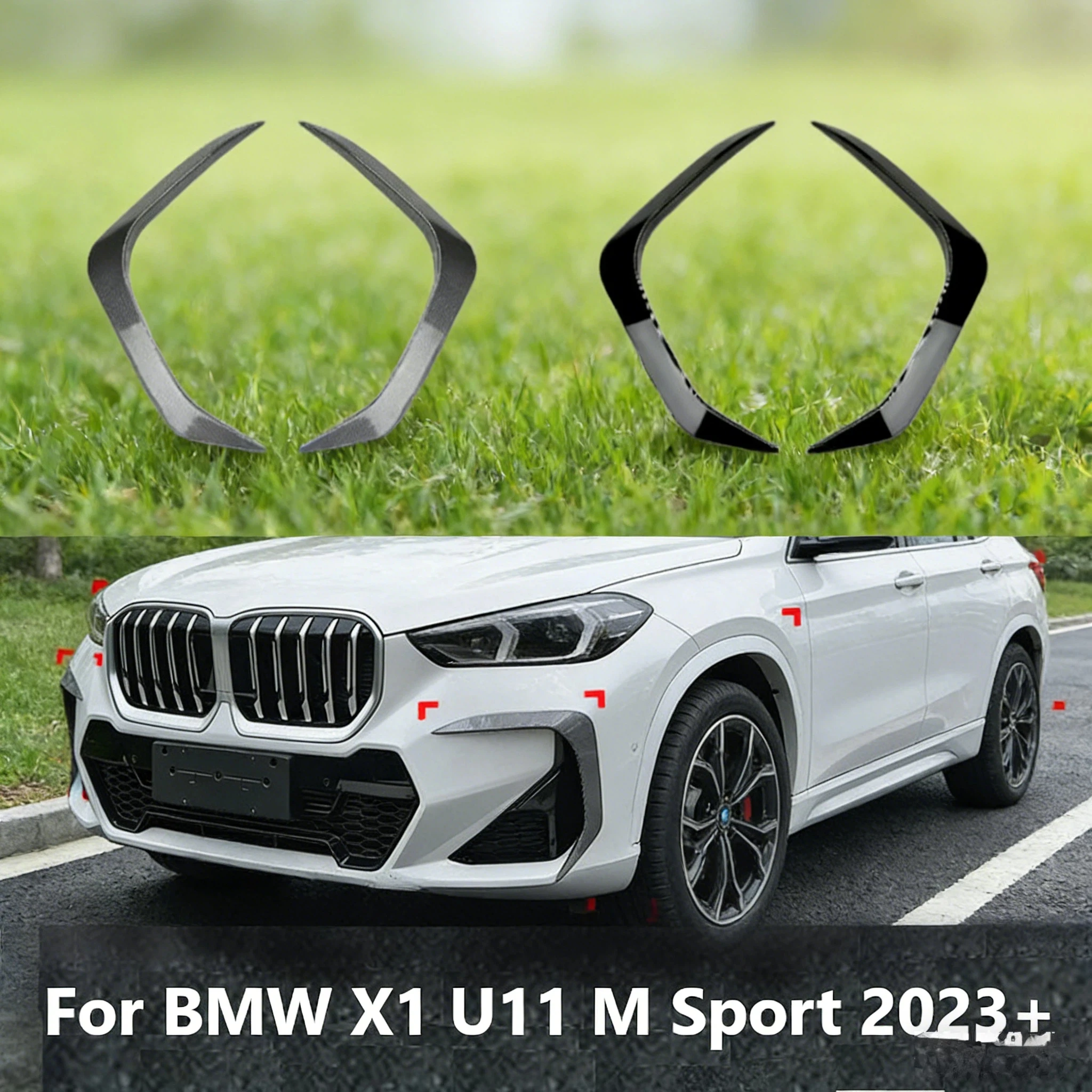 Накладка на передний бампер (диффузор, сплиттер) для BMW X1 U11 M Sport 2023+ – внешний тюнинг, аксессуары для авто
Накладка на передний бампер (диффузор, сплиттер) для BMW X1 U11 M Sport 2023+ – внешний тюнинг, аксессуары для авто