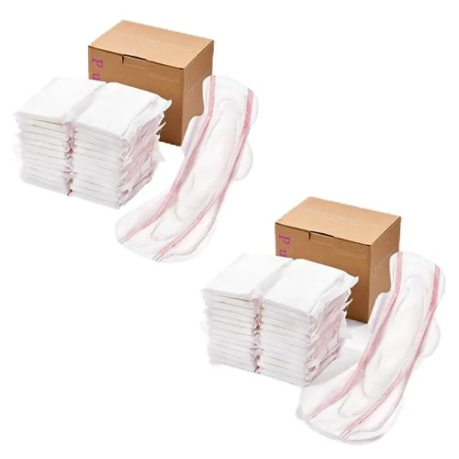 PurComfy P tpartum Pa wit Wings, Lar Maximum orncy tpartum Maternity Pa Ultra Soft eavy Flow cure Leak Protection After Birt, 4
PurComfy P tpartum Pa wit Wings, Lar Maximum orncy tpartum Maternity Pa Ultra Soft eavy Flow cure Leak Protection After Birt, 4