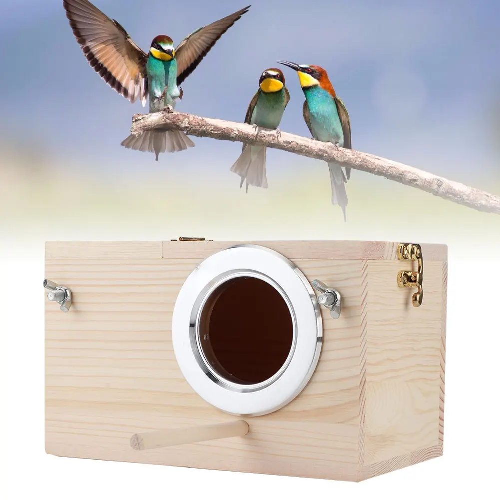 Wooden Bird House Pet Incubation Breeding Box Outdoor Garden Decoration Accessories
Wooden Bird House Pet Incubation Breeding Box Outdoor Garden Decoration Accessories