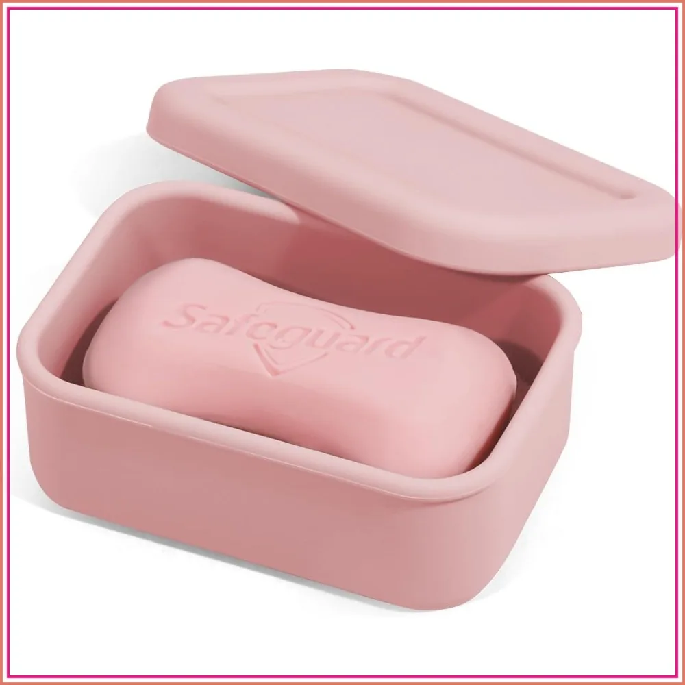 Leak Proof Silicone Travel Soap Case with Draining Tray - Bar Soap Holder for Travel, Gym & Camping - Mess-Free Portable Soap Container for Carry-on Bags
Leak Proof Silicone Travel Soap Case with Draining Tray - Bar Soap Holder for Travel, Gym & Camping - Mess-Free Portable Soap Container for Carry-on Bags