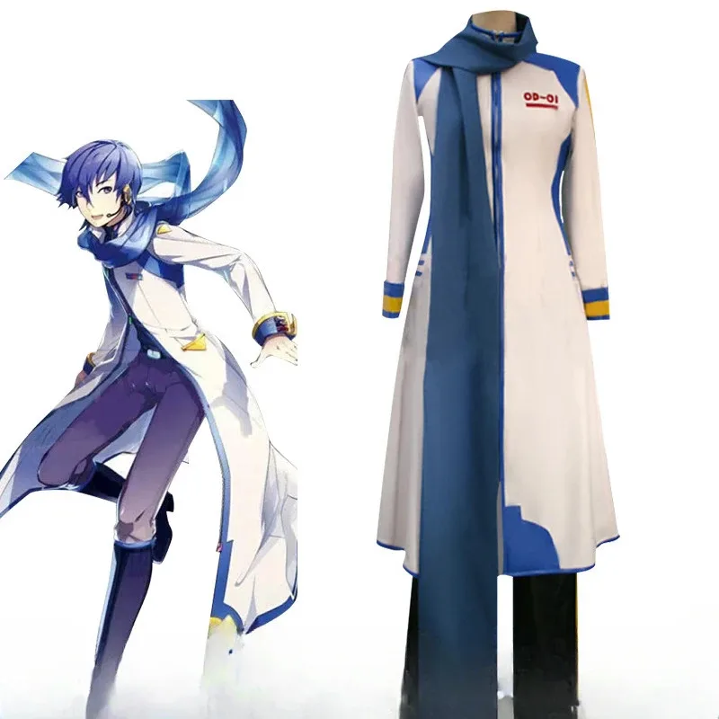 Vocaloid KAITO Топ и брюки Аниме Косплей Костюм Хэллоуин Маскарад Карнавальные наряды для вечеринок для женщин и мужчин
Vocaloid KAITO Топ и брюки Аниме Косплей Костюм Хэллоуин Маскарад Карнавальные наряды для вечеринок для женщин и мужчин