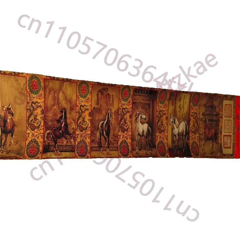 Старинный китайский свиток с росписью: Картина «Восемь лошадей» Лан Шинина, традиционное произведение искусства для домашнего декора
Старинный китайский свиток с росписью: Картина «Восемь лошадей» Лан Шинина, традиционное произведение искусства для домашнего декора