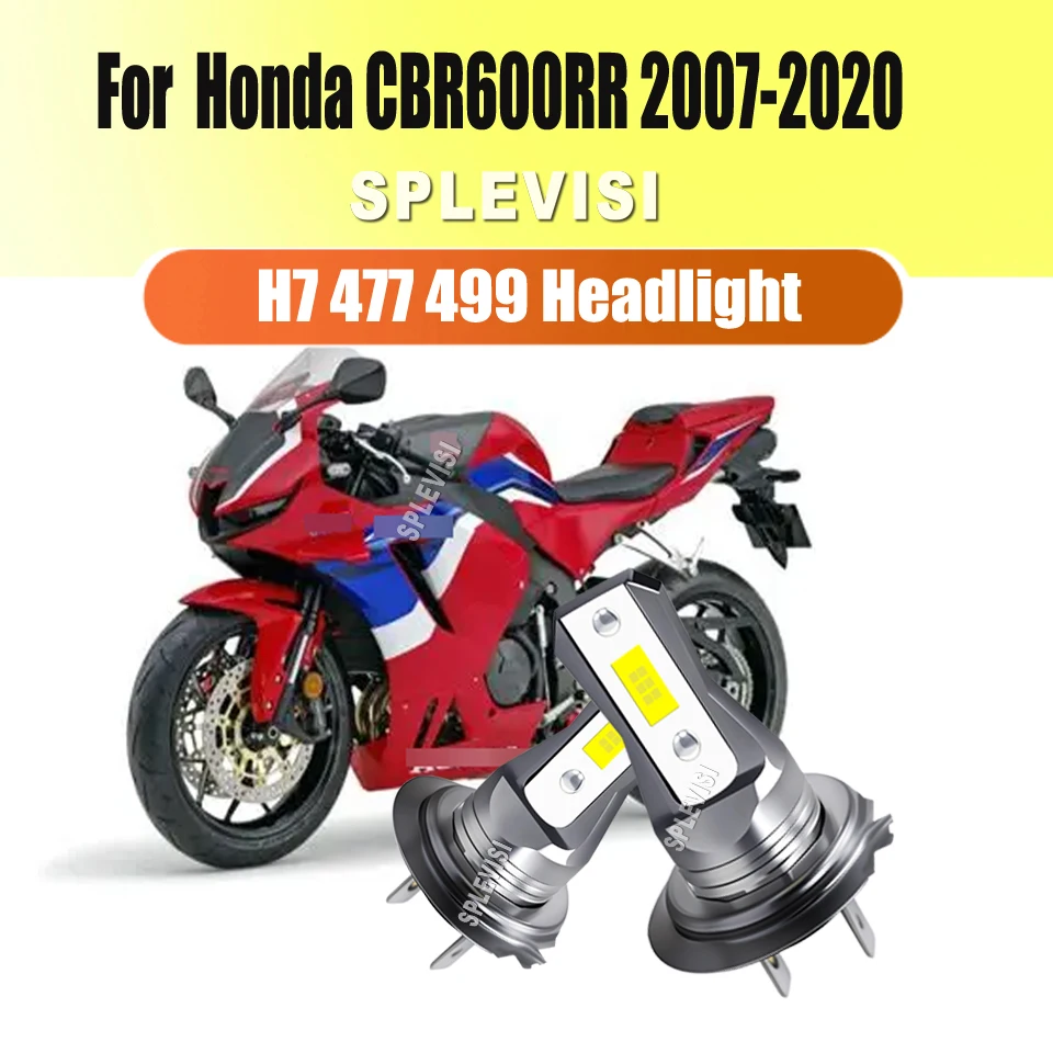 Motorcycle LED H7 499 45W Headlight Bulb - Perfect Blend of Style and Performance For Honda CBR600RR 2007 2008 2009 2010-2020
Motorcycle LED H7 499 45W Headlight Bulb - Perfect Blend of Style and Performance For Honda CBR600RR 2007 2008 2009 2010-2020