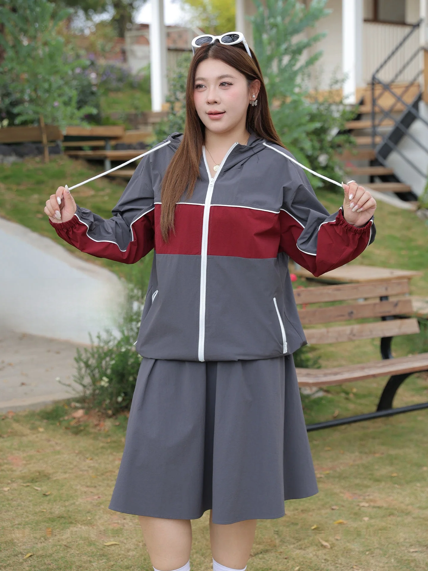 Casual Color Blo Design Lightweight Spring Set Women's plus Size Loose Slimming f Skirt Sport Two Piece Set High Waist A...
Casual Color Blo Design Lightweight Spring Set Women's plus Size Loose Slimming f Skirt Sport Two Piece Set High Waist A...