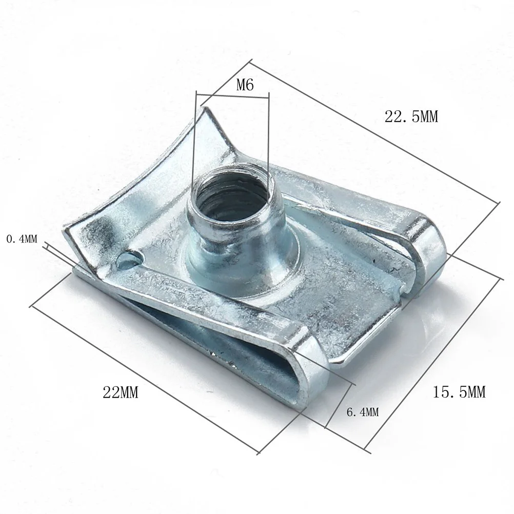 10Pcs U Nut Fasteners High Elasticity Steel Spire Clips for Panel Bumper Fixing Motorcycle Fairing Bodywork Secure
10Pcs U Nut Fasteners High Elasticity Steel Spire Clips for Panel Bumper Fixing Motorcycle Fairing Bodywork Secure