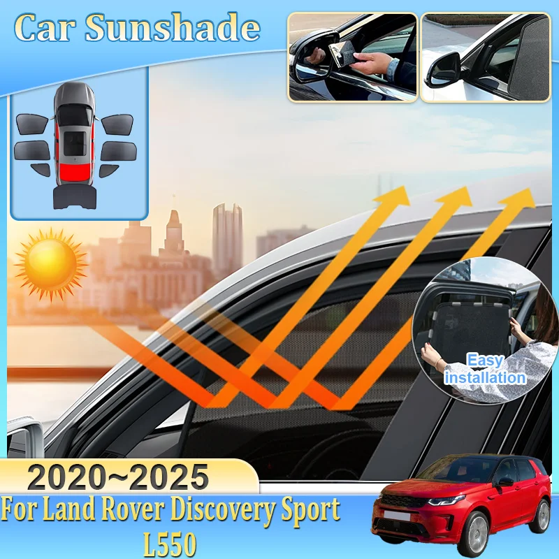 Car Sunshade For Land Rover Discovery Sport L550 Facelift 2020-2025 Visor Mesh Blocks UV Rays Windshield Curtain Car Accessories
Car Sunshade For Land Rover Discovery Sport L550 Facelift 2020-2025 Visor Mesh Blocks UV Rays Windshield Curtain Car Accessories
